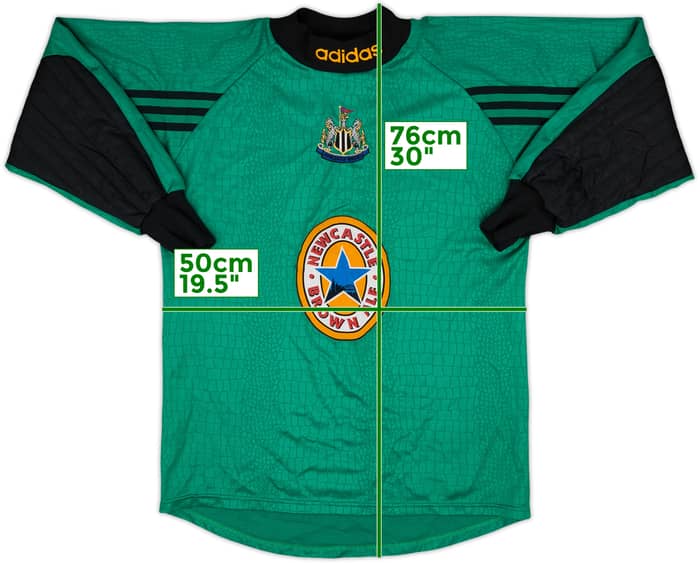 1997-98 Newcastle GK Shirt - 8/10 - (S)