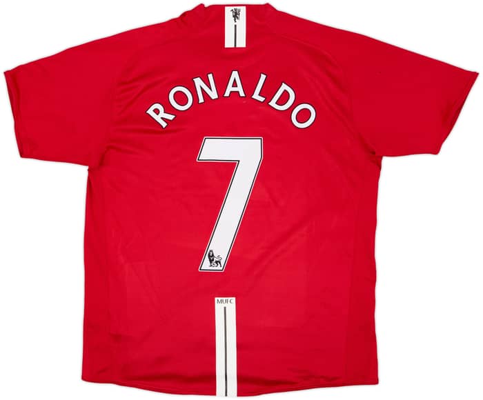 2007-09 Manchester United Home Shirt Ronaldo #7 - 5/10 - (XL)