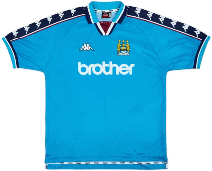 1997-99 Manchester City Home Shirt - 7/10 - (XL)