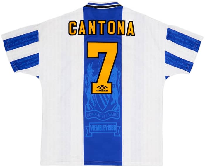 1994-96 Manchester United Third Shirt Cantona #7 - 7/10 - (XL)