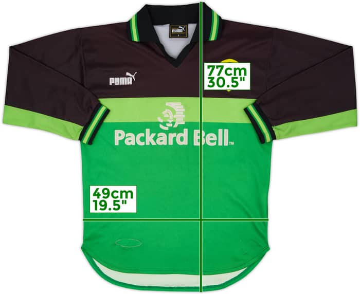 Camiseta de portero del Leeds United 1998-00 - 6/10 - (S)