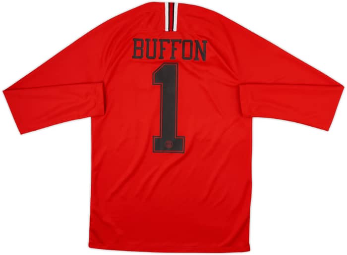 2018-19 Paris Saint-Germain GK Shirt Buffon #1 - 9/10 - (S)