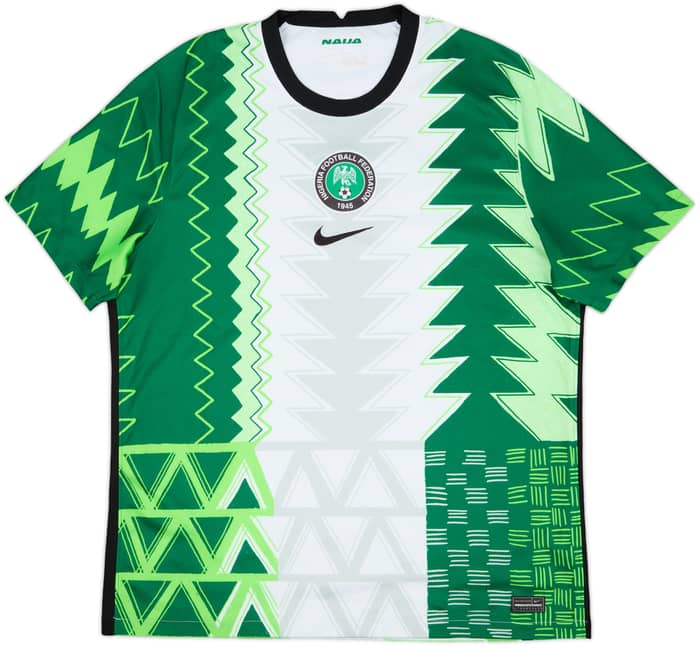 2020-21 Nigeria Home Shirt - 9/10 - (XL)