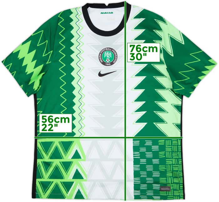 2020-21 Nigeria Home Shirt - 9/10 - (XL)