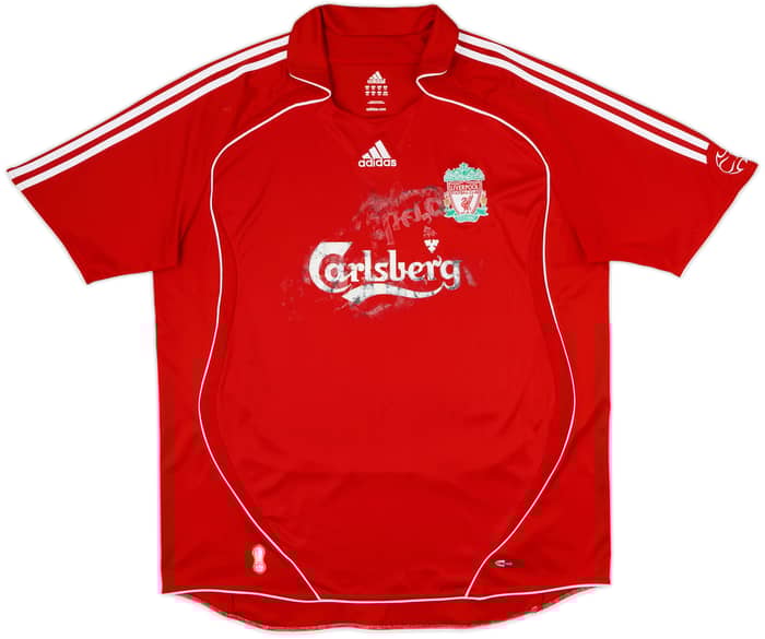 2006-08 Liverpool Home Shirt Gerrard #8 - 4/10 - (XXL)