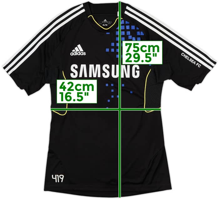 2011-12 Chelsea Player Issue adidas Training Shirt #419 - 8/10 - (S)