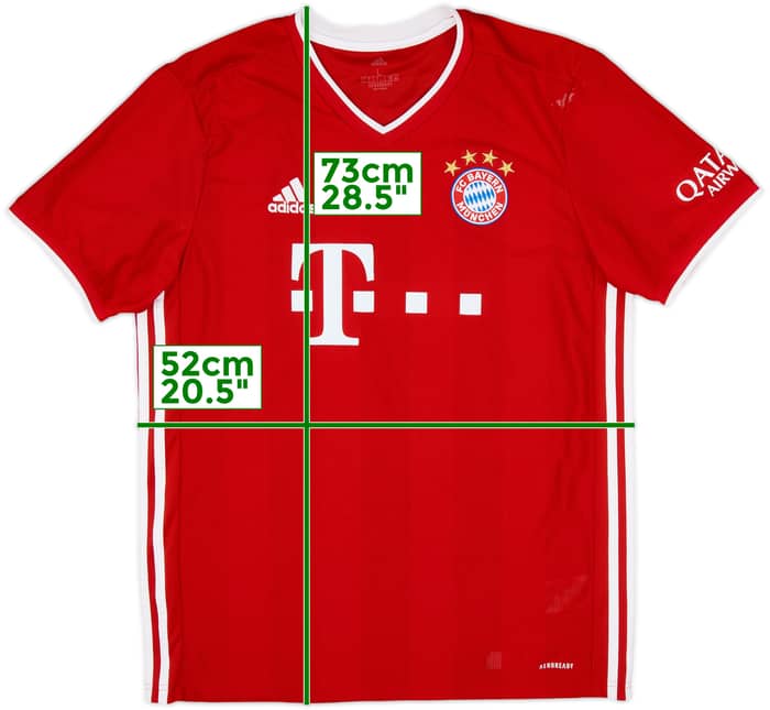 2020-21 Bayern Munich Signed Home Shirt - 5/10 - (L)