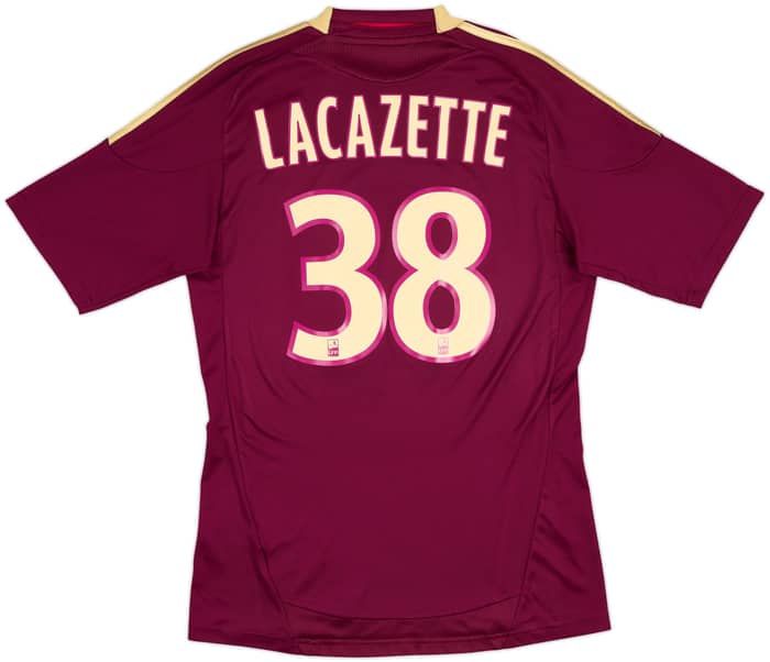 2010-11 Lyon Away Shirt Lacazette #38 - 8/10 - (S)