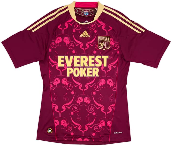 2010-11 Lyon Away Shirt Lacazette #38 - 8/10 - (S)