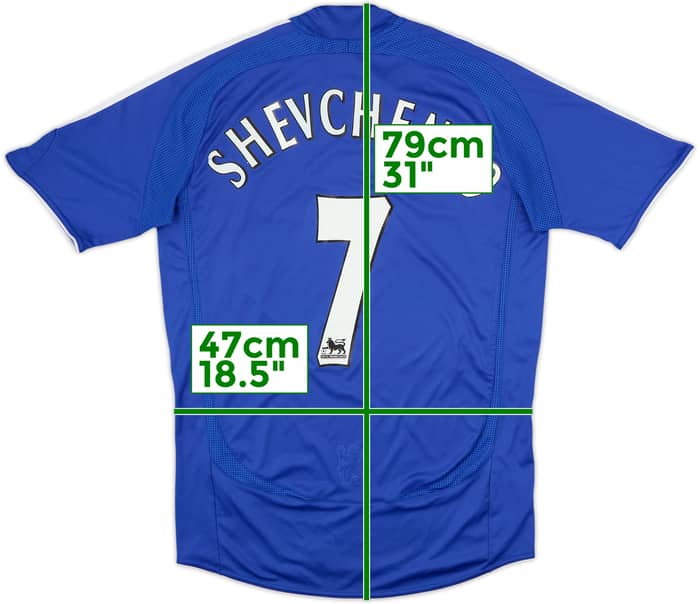 2006-08 Chelsea Home Shirt Shevchenko #7 - 8/10 - (S)