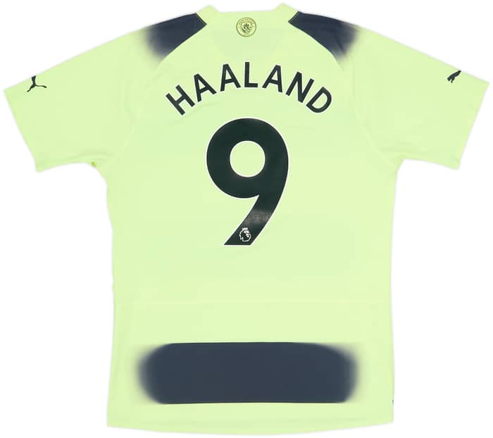 2022-23 Manchester City Authentic Third Shirt Haaland #9 - 8/10 - (M)