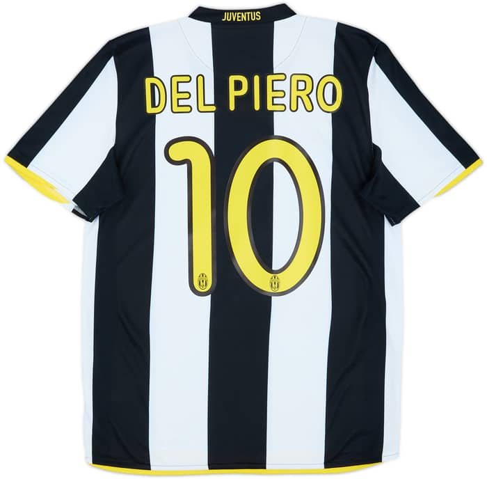 2008-09 Juventus Home Shirt Del Piero #10 - 8/10 - (S)