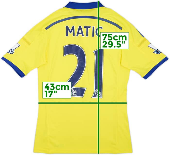2014-15 Chelsea Away Shirt Matic #21 - 4/10 - (S)