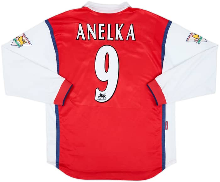 1998-99 Arsenal Home L/S Shirt Anelka #9 - 5/10 - (L)