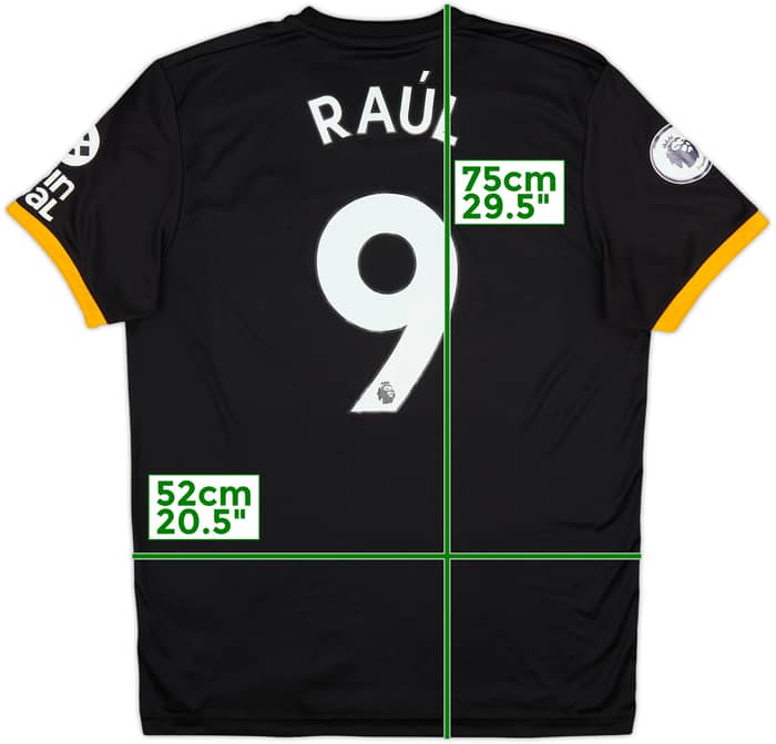 2019-20 Wolves Away Shirt Raul #9 - 6/10 - (L)