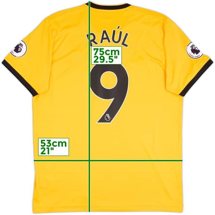 2018-19 Wolves Home Shirt Raul #9 - 7/10 - (L)
