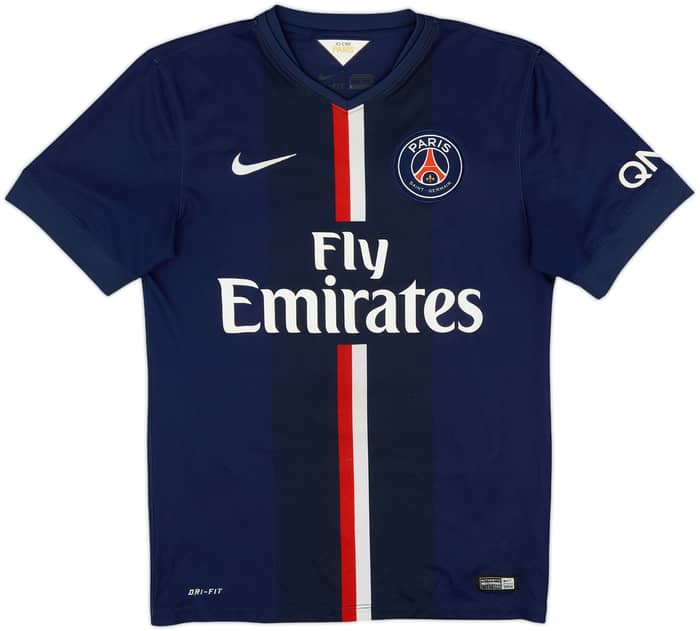 2014-15 Paris Saint-Germain Home Shirt Ibrahimovic #10 - 8/10 - (S)