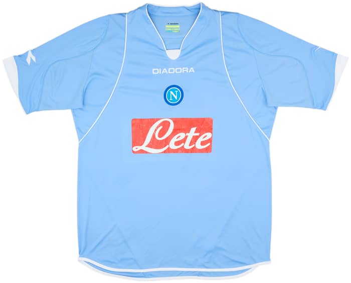 2007-08 Napoli Home Shirt Hamsik #17 - 6/10 - (XL)