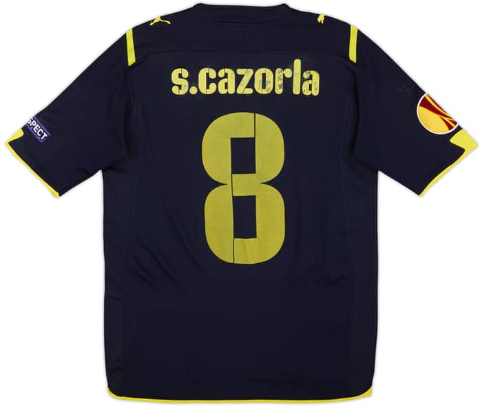 2009-10 Villarreal Away Shirt S.Cazorla #8 - 4/10 - (S)