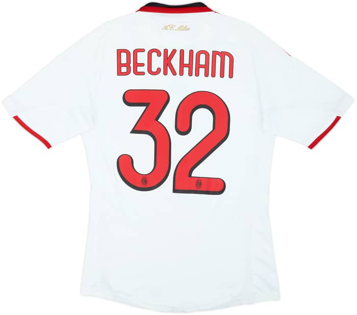 2009-10 AC Milan Away Shirt Beckham #32 - 6/10 - (S)