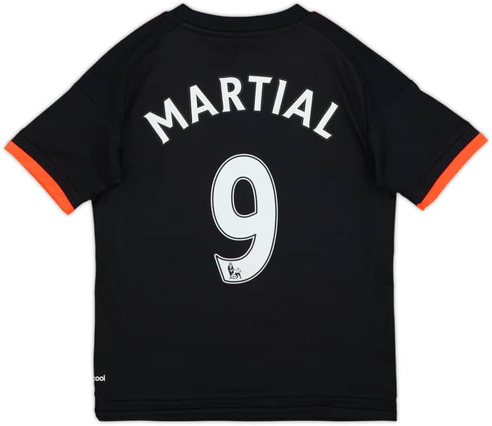 2015-16 Manchester United Third Shirt Martial #9 - 9/10 - (S.Boys)