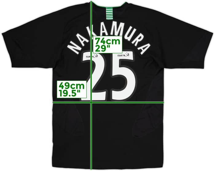 2005-07 Celtic Third Shirt Nakamura #25 - 4/10 - (S)