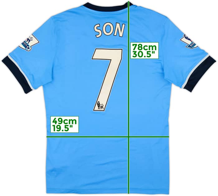 2015-16 Tottenham Away Shirt Son #7 - 4/10 - (L)