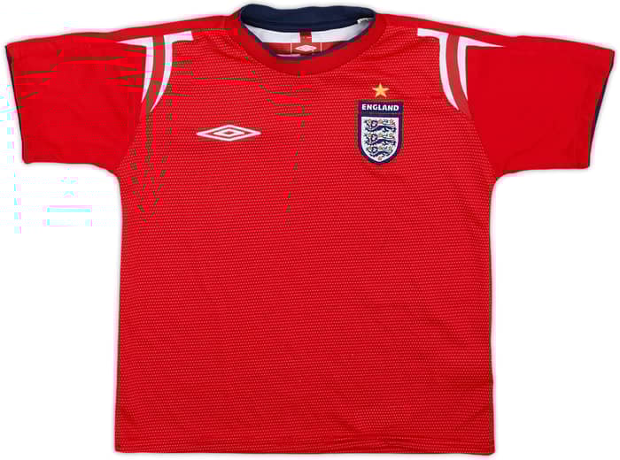 2004-06 England Away Shirt - 9/10 - (4-5 Years)