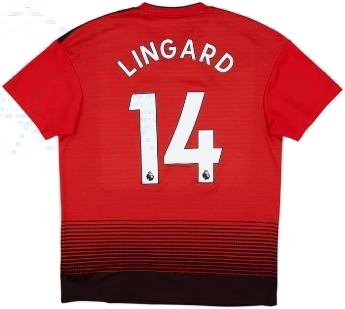 2018-19 Manchester United Home Shirt Lingard #14 - 7/10 - (L)