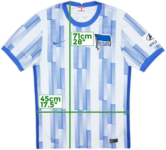 2021-22 Hertha Berlin Home Shirt - 8/10 - (S)
