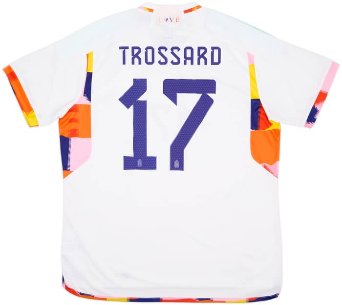 2022-23 Belgium Away Shirt Trossard #17 (XL)