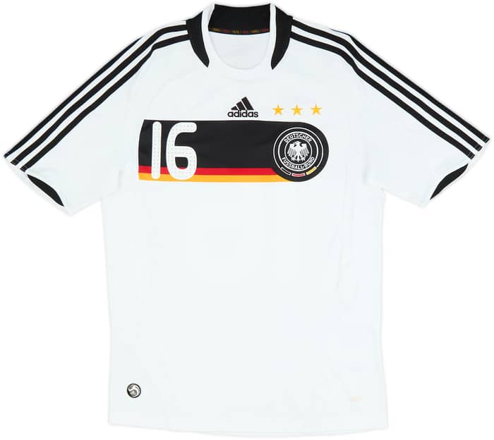 Camiseta de local de Alemania 2008-09 Lahm #16 - 6/10 - (S)