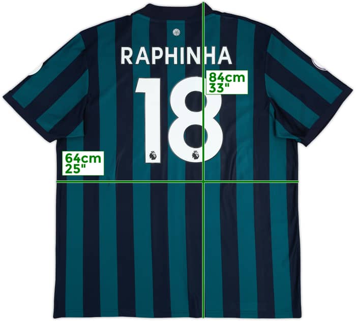 2020-21 Leeds United Away Shirt Raphinha #18 - 8/10 - (XXL)