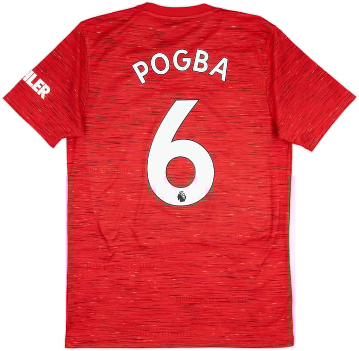 2020-21 Manchester United Home Shirt Pogba #6 - 7/10 - (M)