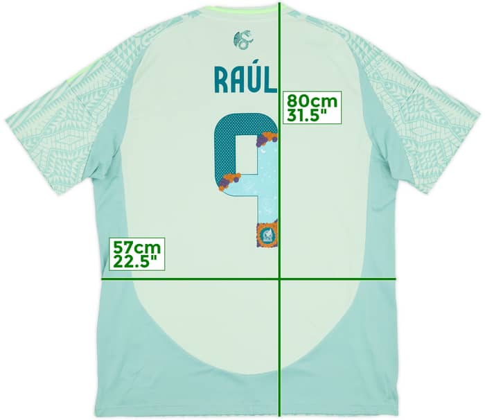 2024-25 Mexico Away Shirt Raul #9 (XL)