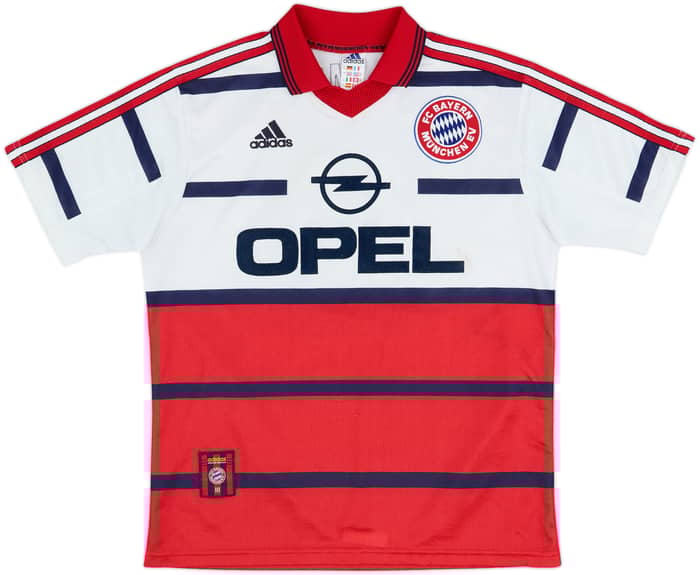 1998-00 Bayern Munich Away Shirt Matthaus #10 - 7/10 - (XL.Boys)