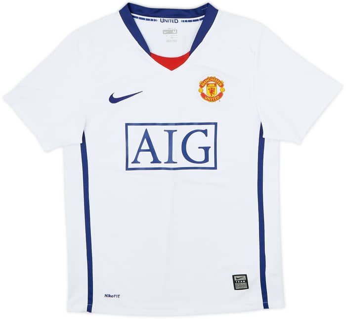 2008-10 Manchester United Away Shirt - 9/10 - (M.Boys)