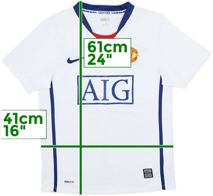 2008-10 Manchester United Away Shirt - 9/10 - (M.Boys)