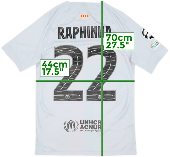 2022-23 Barcelona Third Shirt Raphinha #22 - 5/10 - (S)