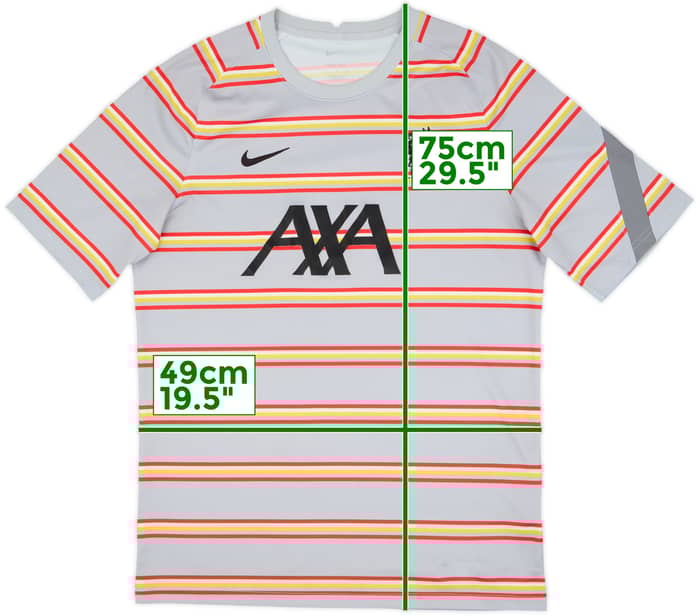 2021-22 Liverpool Nike Training Shirt - 8/10 - (L)