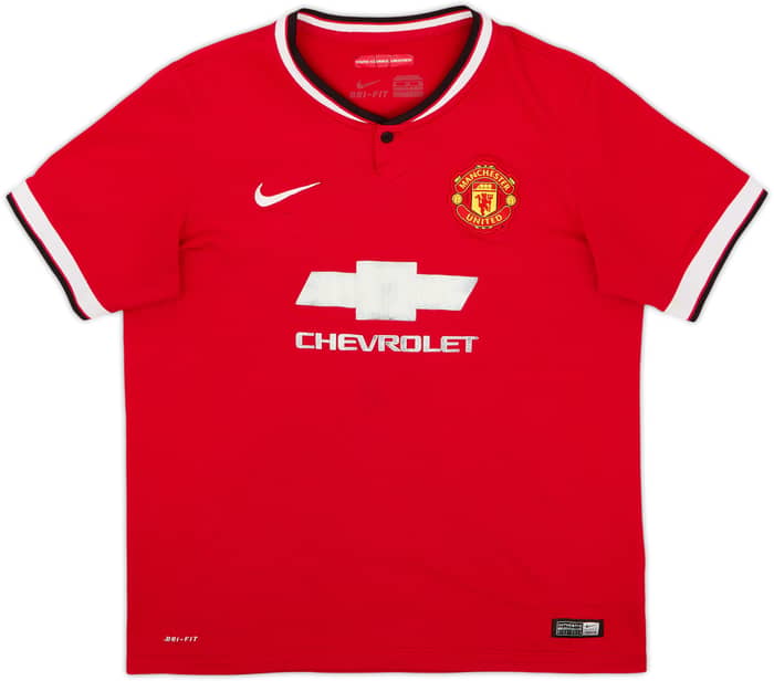 2014-15 Manchester United Home Shirt - 4/10 - (XL.Boys)