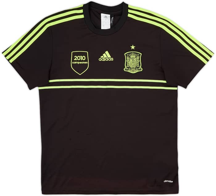 2013-15 Spain Campeones adidas Training Shirt - 7/10 - (M)