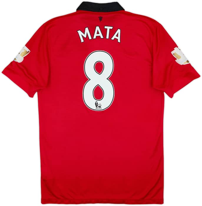 2013-14 Manchester United Home Shirt Mata #8 - 4/10 - (M)