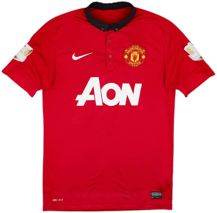 2013-14 Manchester United Home Shirt Mata #8 - 4/10 - (M)