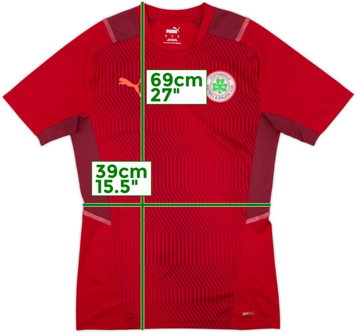 2020-21 Cliftonville Puma Training Shirt - 10/10 - (S)