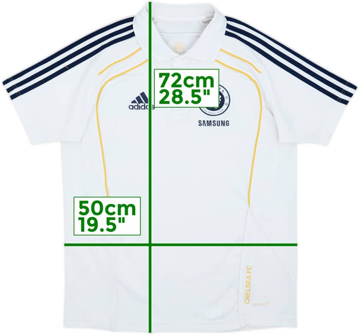 2010-11 Chelsea adidas Polo Shirt - 6/10 - (M/L)