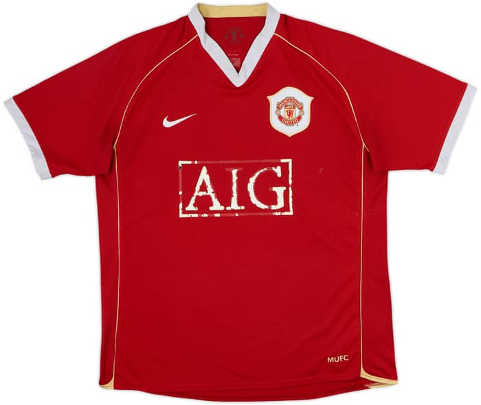 2006-07 Manchester United Home Shirt - 4/10 - (L)