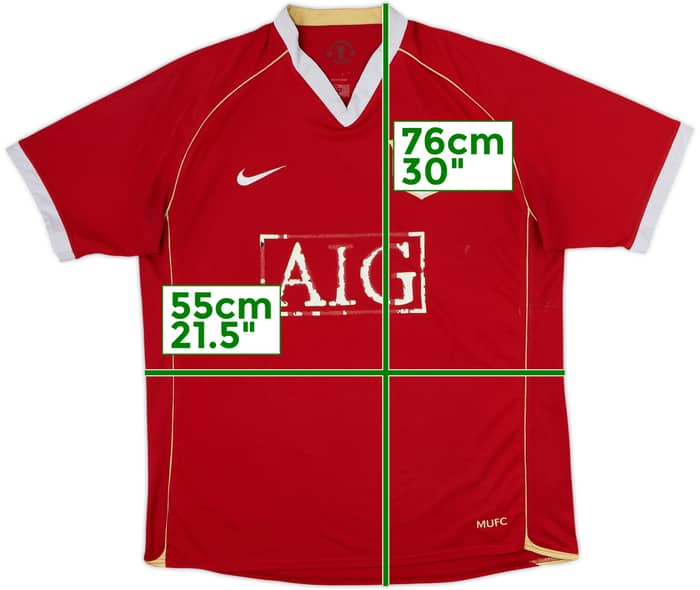 2006-07 Manchester United Home Shirt - 4/10 - (L)