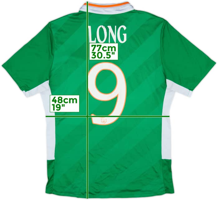 2016-17 Ireland Home Shirt Long #9 - 5/10 - (L)