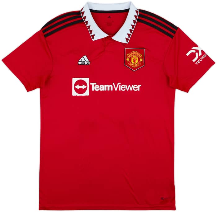 2022-23 Manchester United Home Shirt Sancho #25 - 6/10 - (L)